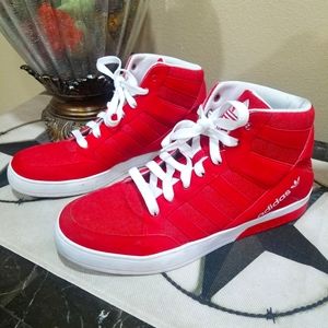 mens adidas high tops sz 10